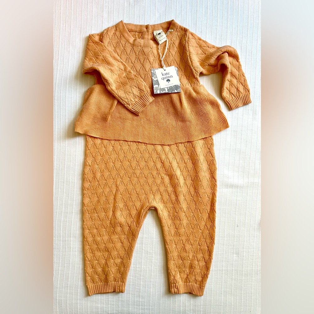 Kate Quinn NWT size 12 to 18 month Ponte knit romper
